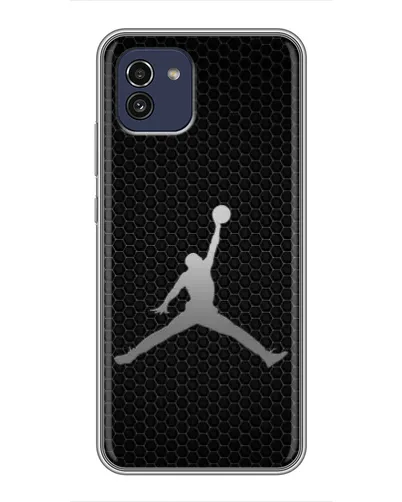 Чохол для Samsung Galaxy A03 (A035) з картинкою «Jordan Dark Carbon» Чохол для Samsung Galaxy A03 (A035) з картинкою «Jordan Dark Carbon»