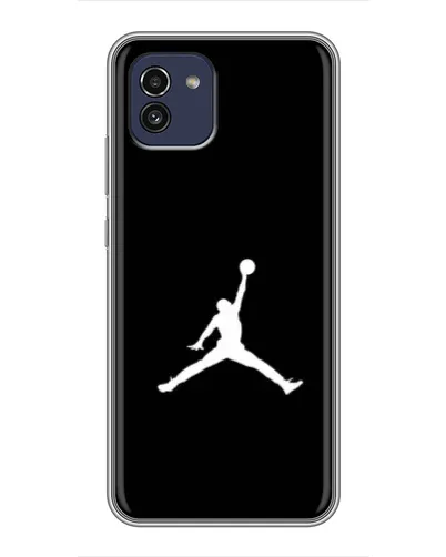 Чохол для Samsung Galaxy A03 (A035) з картинкою «Jordan Silhouette» Чохол для Samsung Galaxy A03 (A035) з картинкою «Jordan Silhouette»