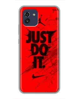 Чохол для Samsung Galaxy A03 (A035) з картинкою «Nike Just Do It»