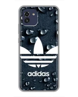 Чехол для Samsung Galaxy A03 (A035) с картинкой «Adidas Trefoil Blue» Чехол для Samsung Galaxy A03 (A035) с картинкой «Adidas Trefoil Blue»