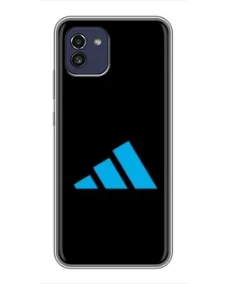 Чохол для Samsung Galaxy A03 (A035) з картинкою «Adidas Cyan Logo»