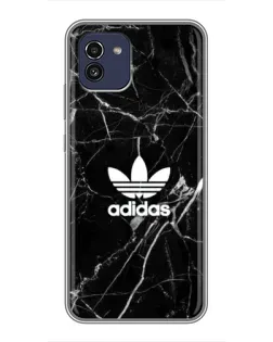 Чохол для Samsung Galaxy A03 (A035) з картинкою «Білий мармур Adidas»