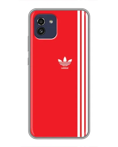 Чохол для Samsung Galaxy A03 (A035) з картинкою «Червоний мінімалізм Adidas» Чохол для Samsung Galaxy A03 (A035) з картинкою «Червоний мінімалізм Adidas»