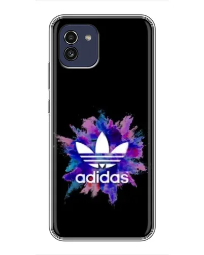 Чохол для Samsung Galaxy A03 (A035) з картинкою «Вибух фарб Adidas» Чохол для Samsung Galaxy A03 (A035) з картинкою «Вибух фарб Adidas»