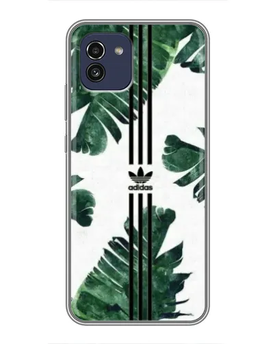 Чохол для Samsung Galaxy A03 (A035) з картинкою «Пальмове листя адідас» Чохол для Samsung Galaxy A03 (A035) з картинкою «Пальмове листя адідас»