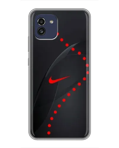 Чехол для Samsung Galaxy A03 (A035) с картинкой «Абстрактный дизайн Nike» Чехол для Samsung Galaxy A03 (A035) с картинкой «Абстрактный дизайн Nike»