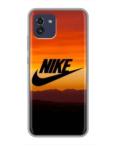 Чехол для Samsung Galaxy A03 (A035) с картинкой «Nike — вечерний горизонт» Чехол для Samsung Galaxy A03 (A035) с картинкой «Nike — вечерний горизонт»