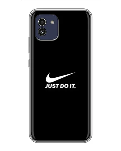 Чехол для Samsung Galaxy A03 (A035) с картинкой «Минимализм от Nike» Чехол для Samsung Galaxy A03 (A035) с картинкой «Минимализм от Nike»