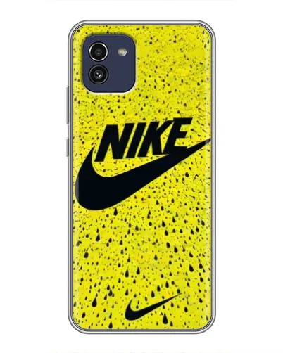 Чехол для Samsung Galaxy A03 (A035) с картинкой «Желтый текстурный Nike» Чехол для Samsung Galaxy A03 (A035) с картинкой «Желтый текстурный Nike»