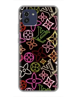 Чехол для Samsung Galaxy A03 (A035) с картинкой «Неоновый микс Nike» Чехол для Samsung Galaxy A03 (A035) с картинкой «Неоновый микс Nike»