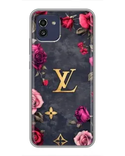 Чехол для Samsung Galaxy A03 (A035) с картинкой «Цветочный Louis Vuitton» Чехол для Samsung Galaxy A03 (A035) с картинкой «Цветочный Louis Vuitton»