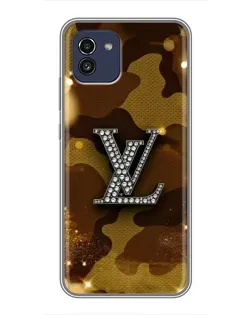 Чехол для Samsung Galaxy A03 (A035) с картинкой «Камуфляжный Louis Vuitton»