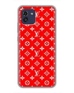 Чехол для Samsung Galaxy A03 (A035) с картинкой «Яркий паттерн LV»