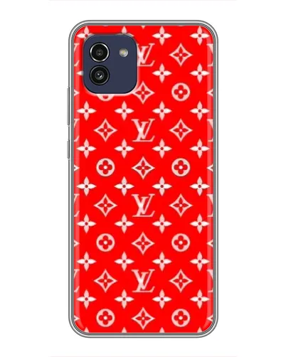 Чехол для Samsung Galaxy A03 (A035) с картинкой «Яркий паттерн LV»