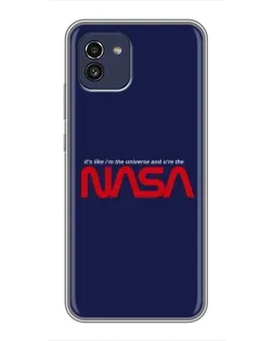 Чохол для Samsung Galaxy A03 (A035) з картинкою «NASA — глибокий космос»