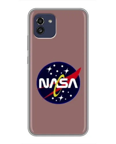 Чохол для Samsung Galaxy A03 (A035) з картинкою «NASA — ретро космос»