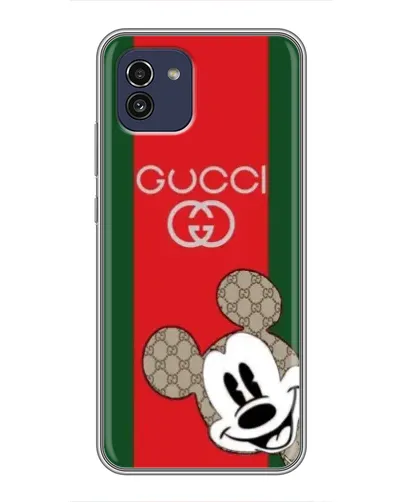 Чохол для Samsung Galaxy A03 (A035) з картинкою «Gucci — смуги та Міккі» Чохол для Samsung Galaxy A03 (A035) з картинкою «Gucci — смуги та Міккі»