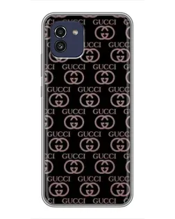 Чохол для Samsung Galaxy A03 (A035) з картинкою «Класична монограма Gucci»