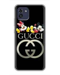 Чохол для Samsung Galaxy A03 (A035) з картинкою «Gucci — герої Disney»