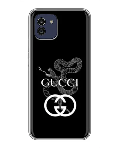Чохол для Samsung Galaxy A03 (A035) з картинкою «Gucci — срібна змія» Чохол для Samsung Galaxy A03 (A035) з картинкою «Gucci — срібна змія»