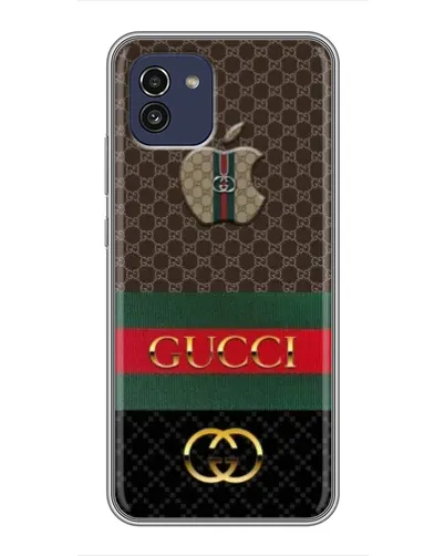 Чохол для Samsung Galaxy A03 (A035) з картинкою «Gucci — брендований десерт» Чохол для Samsung Galaxy A03 (A035) з картинкою «Gucci — брендований десерт»