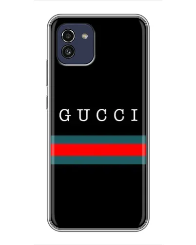 Чохол для Samsung Galaxy A03 (A035) з картинкою «Gucci — червоний пояс» Чохол для Samsung Galaxy A03 (A035) з картинкою «Gucci — червоний пояс»