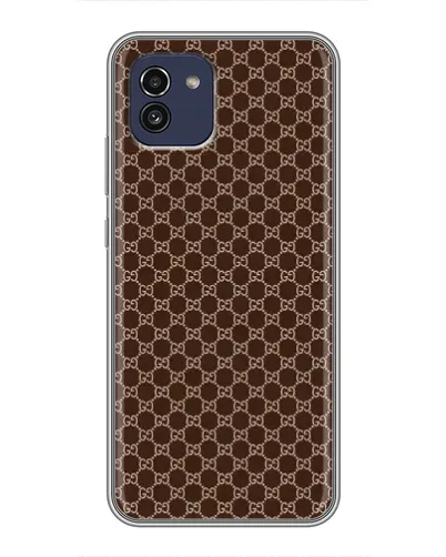 Чехол для Samsung Galaxy A03 (A035) с картинкой «Gucci — шоколадная сетка» Чехол для Samsung Galaxy A03 (A035) с картинкой «Gucci — шоколадная сетка»
