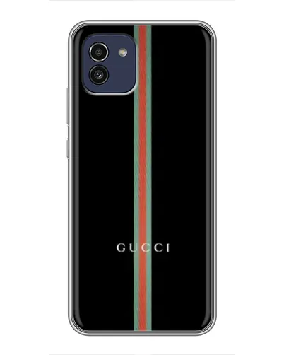Чехол для Samsung Galaxy A03 (A035) с картинкой «Gucci — строгая линия» Чехол для Samsung Galaxy A03 (A035) с картинкой «Gucci — строгая линия»