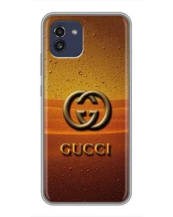 Чехол для Samsung Galaxy A03 (A035) с картинкой «Gucci — солнечный градиент»