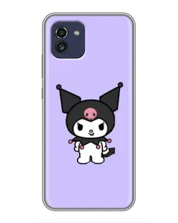 Чехол для Samsung Galaxy A03 (A035) с картинкой «Kuromi — нежный фиолетовый» Чехол для Samsung Galaxy A03 (A035) с картинкой «Kuromi — нежный фиолетовый»