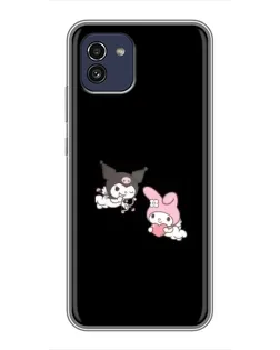 Чехол для Samsung Galaxy A03 (A035) с картинкой «My Melody и Kuromi» Чехол для Samsung Galaxy A03 (A035) с картинкой «My Melody и Kuromi»