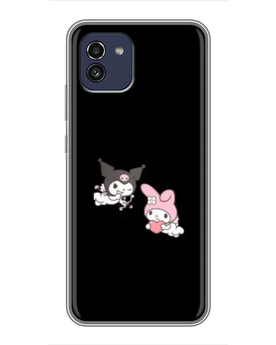 Чехол для Samsung Galaxy A03 (A035) с картинкой «My Melody и Kuromi»