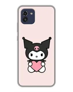 Чехол для Samsung Galaxy A03 (A035) с картинкой «Kuromi и сердце» Чехол для Samsung Galaxy A03 (A035) с картинкой «Kuromi и сердце»