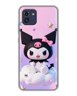 Чехол для Samsung Galaxy A03 (A035) с картинкой «Рок-звезда Kuromi» Чехол для Samsung Galaxy A03 (A035) с картинкой «Рок-звезда Kuromi»