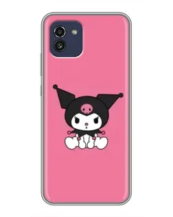 Чехол для Samsung Galaxy A03 (A035) с картинкой «Хмурая Kuromi» Чехол для Samsung Galaxy A03 (A035) с картинкой «Хмурая Kuromi»