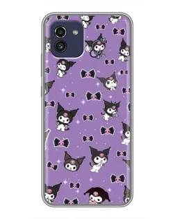 Чехол для Samsung Galaxy A03 (A035) с картинкой «Kuromi — паттерн» Чехол для Samsung Galaxy A03 (A035) с картинкой «Kuromi — паттерн»