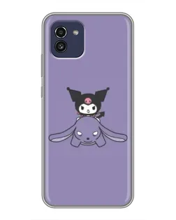 Чехол для Samsung Galaxy A03 (A035) с картинкой «Kuromi на лиловом фоне» Чехол для Samsung Galaxy A03 (A035) с картинкой «Kuromi на лиловом фоне»