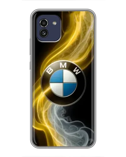Чохол для Samsung Galaxy A03 (A035) з картинкою «Золотистий дим BMW»