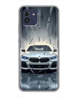 Чохол для Samsung Galaxy A03 (A035) з картинкою «BMW у світлі фар»