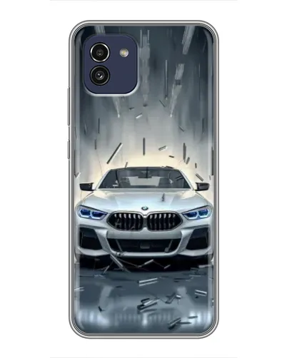 Чохол для Samsung Galaxy A03 (A035) з картинкою «BMW у світлі фар»