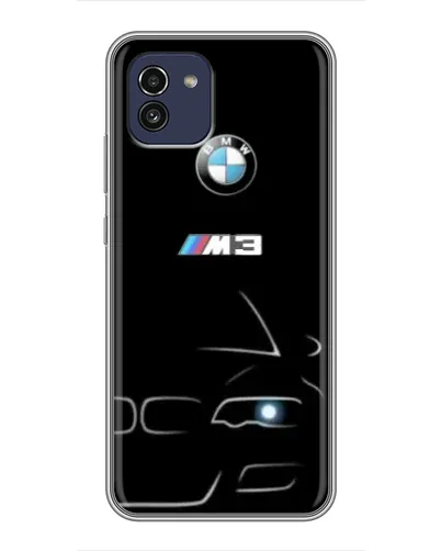 Чохол для Samsung Galaxy A03 (A035) з картинкою «Мінімалістичний принт BMW M3»