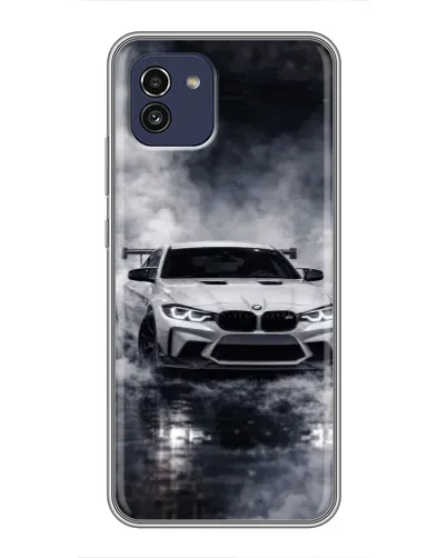 Чохол для Samsung Galaxy A03 (A035) з картинкою «BMW крізь туман»
