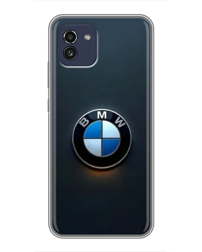Чохол для Samsung Galaxy A03 (A035) з картинкою «Логотип BMW — мінімалізм»