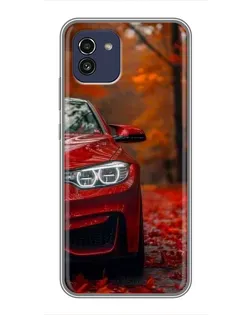 Чохол для Samsung Galaxy A03 (A035) з картинкою «Осіння BMW M4»