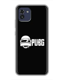 Чохол для Samsung Galaxy A03 (A035) з картинкою «PUBG — класичний лого»