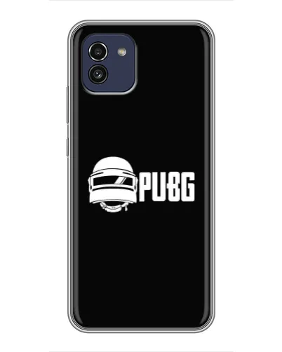 Чохол для Samsung Galaxy A03 (A035) з картинкою «PUBG — класичний лого»
