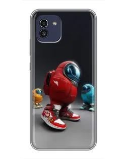 Чохол для Samsung Galaxy A03 (A035) з картинкою «Among Us — 3D стиль» Чохол для Samsung Galaxy A03 (A035) з картинкою «Among Us — 3D стиль»