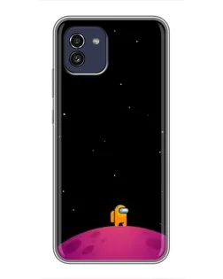 Чохол для Samsung Galaxy A03 (A035) з картинкою «Самотній герой на планеті» Чохол для Samsung Galaxy A03 (A035) з картинкою «Самотній герой на планеті»