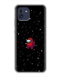 Чохол для Samsung Galaxy A03 (A035) з картинкою «Червоний Among Us»