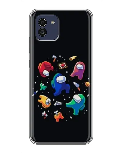 Чохол для Samsung Galaxy A03 (A035) з картинкою «Among Us космос»